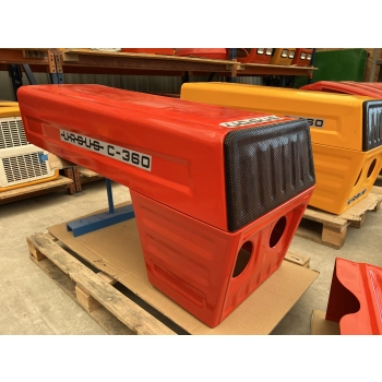 Maska metalowa Ursus C360 C-360 - CZERWONA -