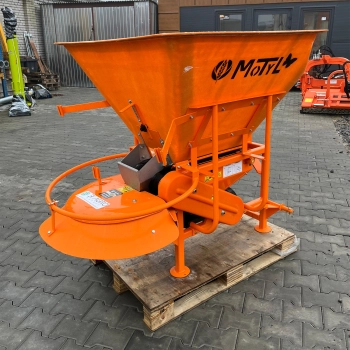 Piaskarka komunalna MOTYL (600 kg, wąski wysiew)