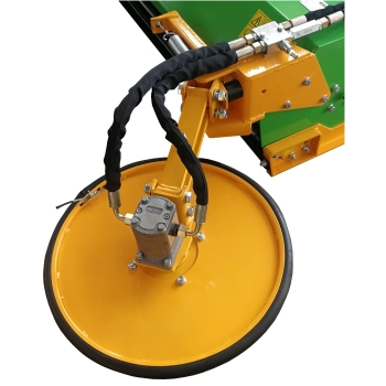 Podkaszarka – dysk tnący napędzany hydraulicznie