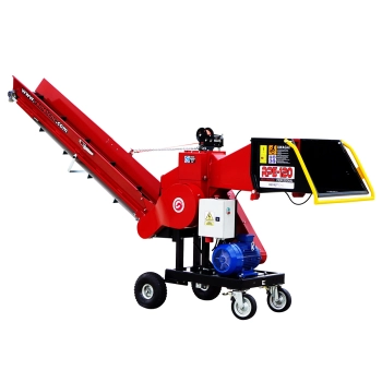 Mobilny rębak RPE 120 z podwoziem transportowym