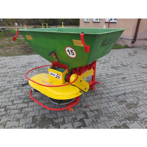 Rozsiewacz dwutarczowy nawozowo - wapniowy 600kg KŁOS dwutarczowy