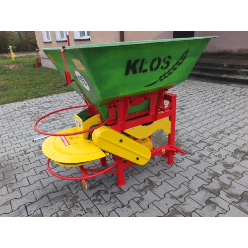 Rozsiewacz nawozowo - wapniowy 400kg KŁOS jednotarczowy