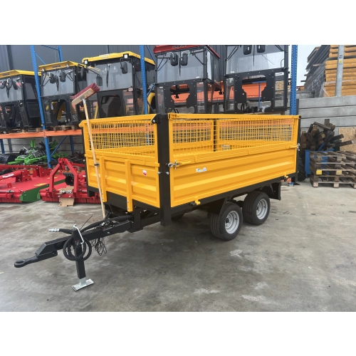 Przyczepa  2,5T z Kiprem i oświetleniem + NADSTAWKI  TANDEM