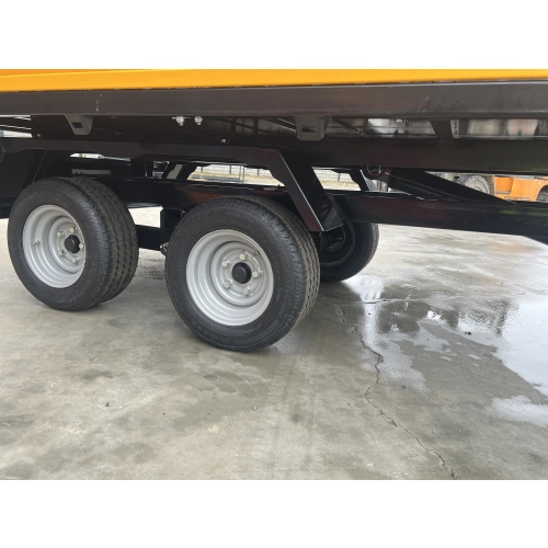 Przyczepa  2,5T z Kiprem i oświetleniem + NADSTAWKI  TANDEM