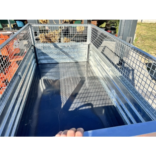 Przyczepa  2,5T z Kiprem i oświetleniem + NADSTAWKI OCYNKOWANA