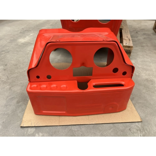 Maska metalowa Ursus C360 C-360 - CZERWONA -