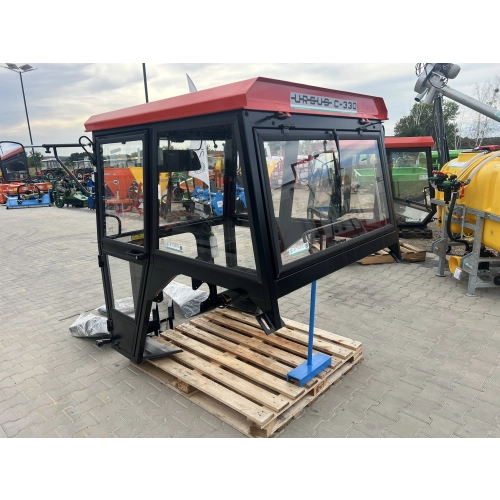 Kabina ciągnikowa Ursus C330 C-330 - CZERWONA -