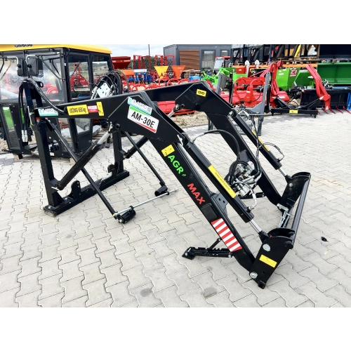 Ładowacz czołowy AM-30E 650kg 3-sekcyjny Euro-ramka T-25 Ruski + JOYSTICK