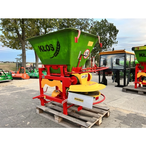 Rozsiewacz nawozowo - wapniowy 300kg KŁOS jednotarczowy