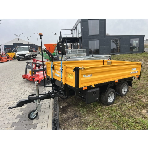 Przyczepa  2,5T z Kiprem i oświetleniem TANDEM