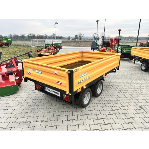 Przyczepa  2,5T z Kiprem i oświetleniem TANDEM