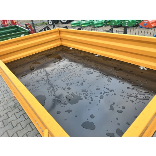 Przyczepa wywrotka tył PW-25 2.5T - żółta