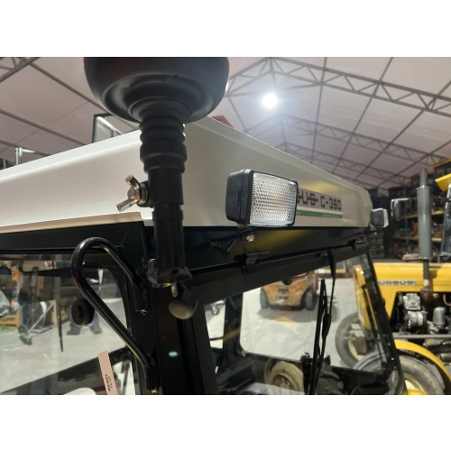 Kabina ciągnikowa Ursus C360 C-360 z błotnikami - ŻÓŁTA - biały dach