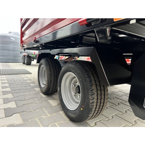 Przyczepa  2,5T z Kiprem i oświetleniem + PEŁNE NADSTAWKI TANDEM