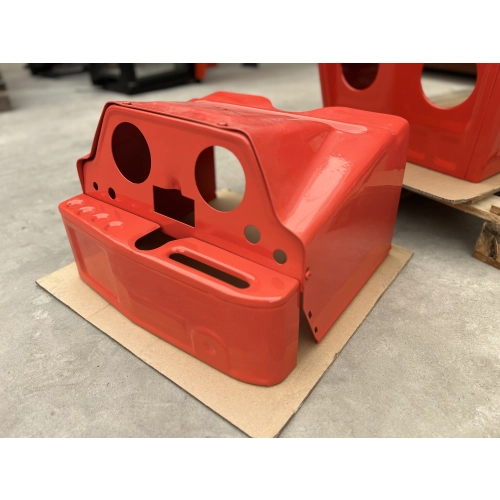 Maska metalowa Ursus C360 C-360 - CZERWONA -