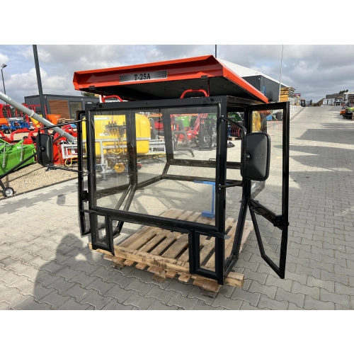 Kabina ciągnikowa T-25 Ruski - nowy typ - CZERWONA -