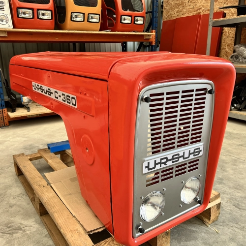 maska metalowa Ursus C360 czerwona