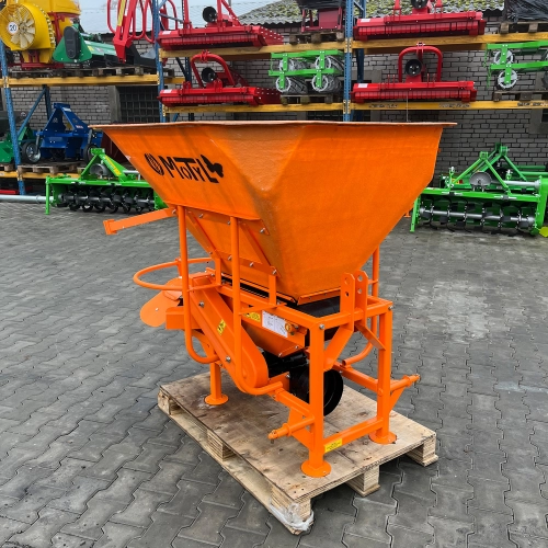 Piaskarka komunalna MOTYL (600 kg, wąski wysiew)