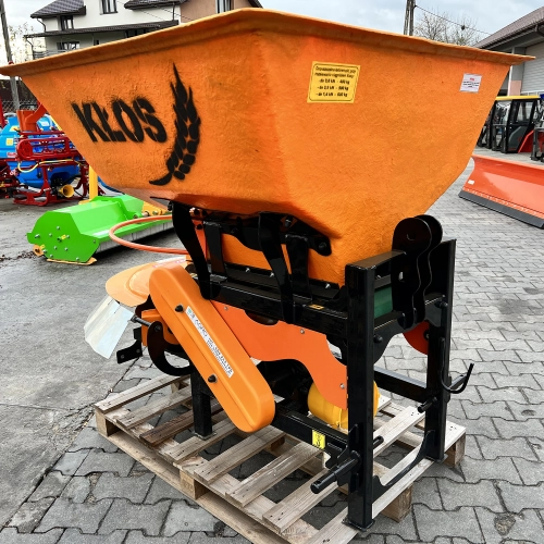 Piaskarka komunalna KŁOS NO21/1 (400 kg) – posypywarka drogowa, wyrób polski
