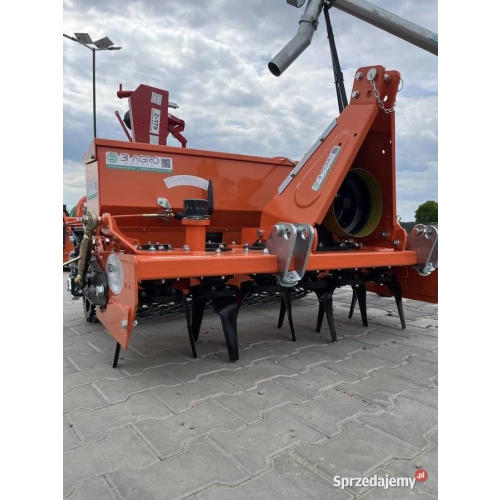 Brona aktywna z siewnikiem i wałem separacyjnym LXG130B GEOGRASS