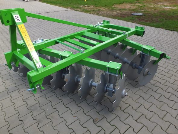 Brona talerzowa 2- walcowa PAVO 2.0m